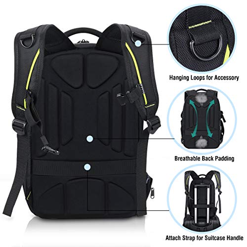 Endurax Mochilas Fotograficas Mochila para cámaras réflex Digitales réflex Digitales y Accesorios de fotografía con Compartimento para portátil de 14 Pulgadas