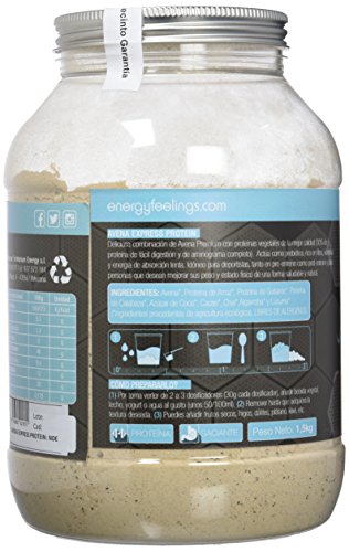 Energy Feelings Avena Express Protein ecológica - 1.5 Kg | proteina 30% | saciante | contiene beta-glucanos