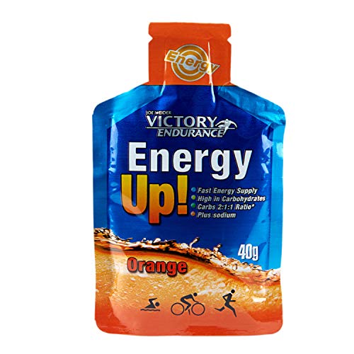 Energy Up Gel Cafeína Sabor Naranja. Con plus de sodio. Energía inmediata