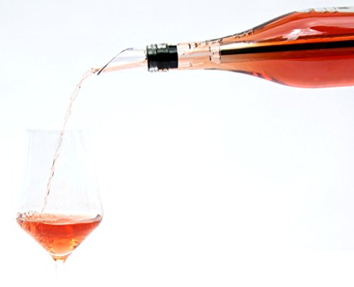 Enfriador de Botellas de Vino Blanco, 3 en 1 Kit: Juego de Refrigeración (Acero) de Calidad + Tapón–Decantador + Aireador | Accesorios Bar, Idea Regalo Mujer Hombre Cumpleaños Fiesta Amigo Barman