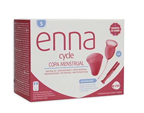 ENNA CYCLE Copa Menstrual Talla S 2 Copas con aplicador