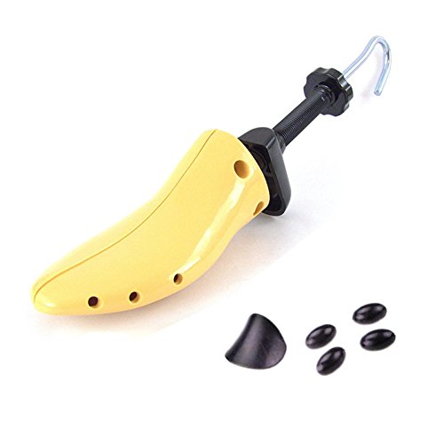 Ensanchador de zapatos para mujer (sencillo), largo y ancho extendido de los zapatos ajustados, EU 36 - 41 (damas, medio, amarillo)