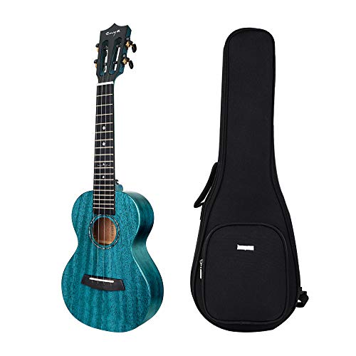 Enya ukelele tenor EUT-MAD BU 26” caoba sólido color azul ukulele en compañía caso ukelele alta calidad