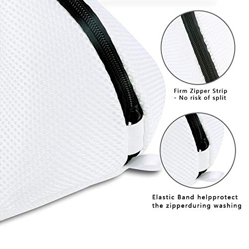 Eono by Amazon - Bolsa para Lavadora para Zapatillas, Bolsa Malla de Lavandería para Lavadoras Bolsas de Colada para Zapatos/Zapatillas de Deport, 2 Pcs
