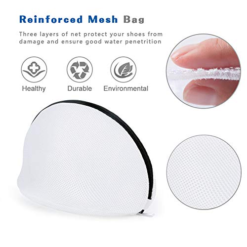 Eono by Amazon - Bolsa para Lavadora para Zapatillas, Bolsa Malla de Lavandería para Lavadoras Bolsas de Colada para Zapatos/Zapatillas de Deport, 2 Pcs