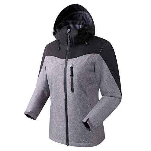 Eono Essentials - Chaqueta de esquí para mujer Orebro (aura astral, mediana)
