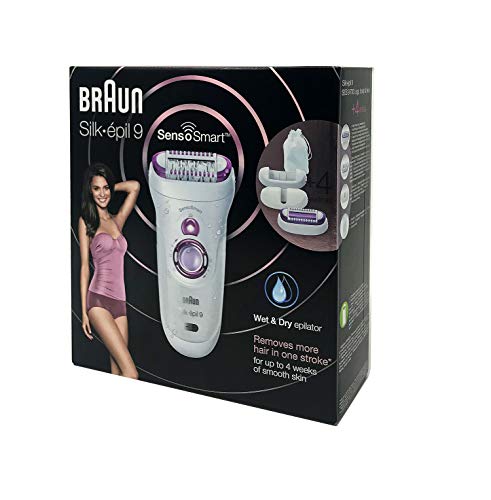 EPILATOR WITH TWEEZERS BRAUN SILK-EPIL SENSOSMART 9-700 (WHITE COLOR)