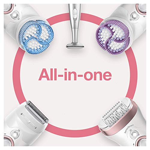 EPILATOR WITH TWEEZERS BRAUN SILK-EPIL SENSOSMART 9-980 (WHITE COLOR)