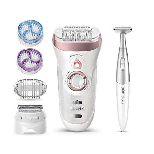 EPILATOR WITH TWEEZERS BRAUN SILK-EPIL SENSOSMART 9-980 (WHITE COLOR)