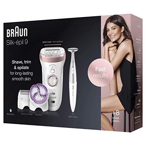 EPILATOR WITH TWEEZERS BRAUN SILK-EPIL SENSOSMART 9-980 (WHITE COLOR)