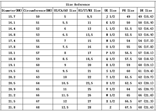 Epinki Anillo Or 18k Simple Redondo Diamante 0.03ct Anillos de Compromiso Bodas Talla Mujer 12 & Hombre 16