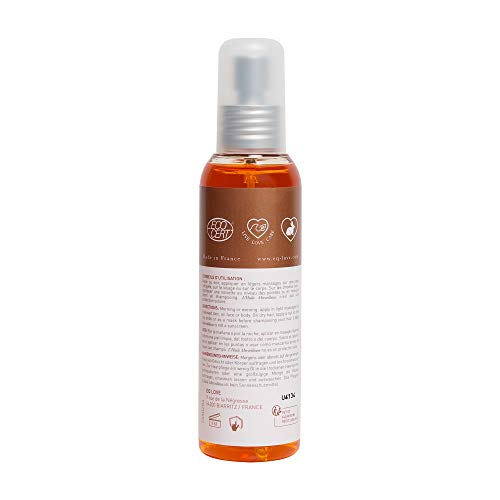 EQ | Aceite Maravilloso - Aceites vegetales orgánicos (albaricoque, buriti, cártamo, girasol, oliva, aloe vera) - Cuerpo, cabello y cara - Hidrato y sublime - 100% Natural - 130 ml