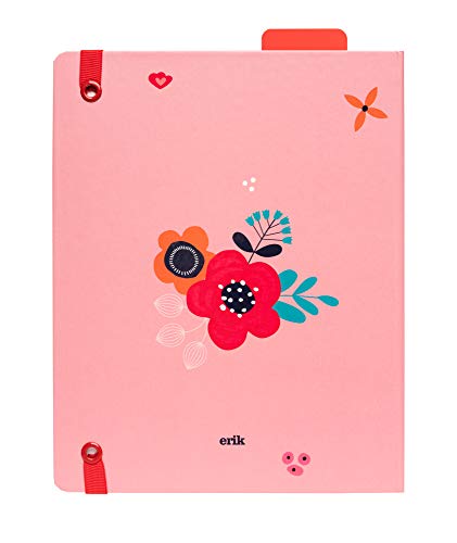 Erik, Agenda 2020 Semana Vista Premium Blummen, 17 Meses, 16.5 x 20 cm