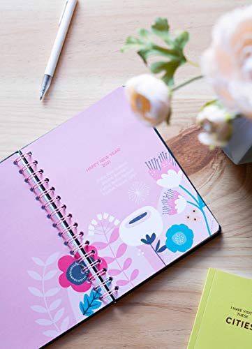 ERIK - Agenda escolar 2020/2021 A5 Semana vista Blummen, 12 meses (14,8x21 cm)