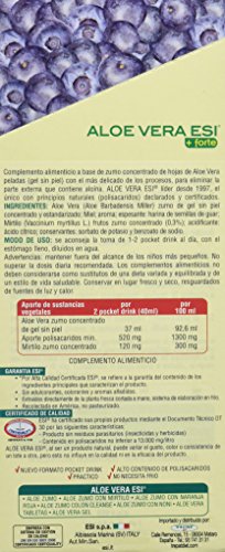 ESI Aloe Vera Zumo +Forte Mirtilo - 24 Unidades