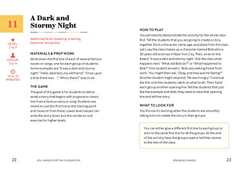 ESL Games for the Classroom: 101 Interactive Activities to Engage Your Students with Minimal Prep