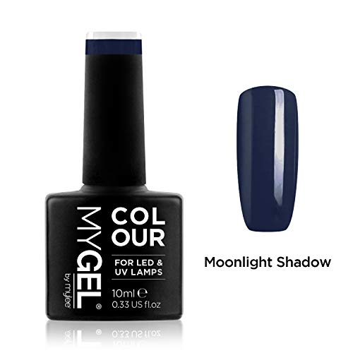 Esmalte de gel para uñas MyGel, de MYLEE (10ml) MG0051 - Moonlight Shadow UV/LED Nail Art Manicure Pedicure para uso profesional en el salón y en el hogar - Larga duración y fácil de aplicar