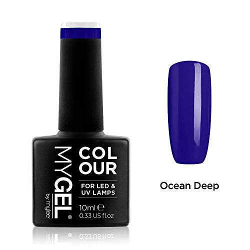 Esmalte de gel para uñas MyGel, de MYLEE (10ml) MG0052 - Ocean Deep UV/LED Nail Art Manicure Pedicure para uso profesional en el salón y en el hogar - Larga duración y fácil de aplicar