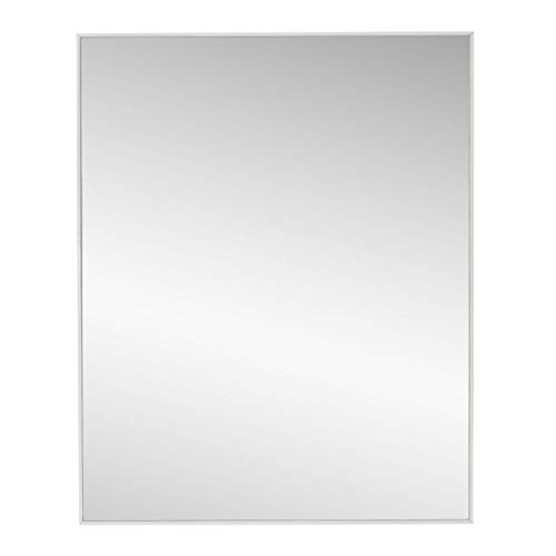 Espejo de Pared Moderno Blanco de poliestireno de 40x50 cm - LOLAhome