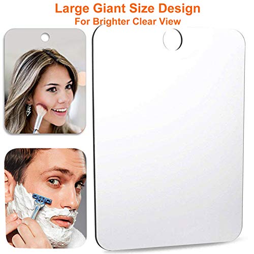 Espejo Grande de Maquillaje espejo baño antivaho Espejo de ducha afeitado Espejos para afeitado Espejos para baño espejo adhesivo