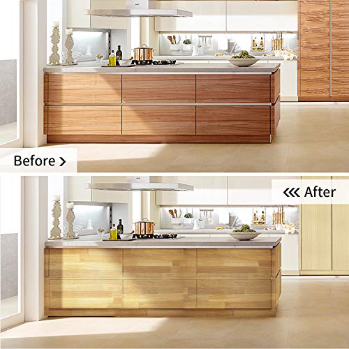 Espesar Papel Adhesivo para Muebles Madera Papel Vinilo Decoracion Papel Pintado Cocina Autoadhesivo Type A 61X500cm
