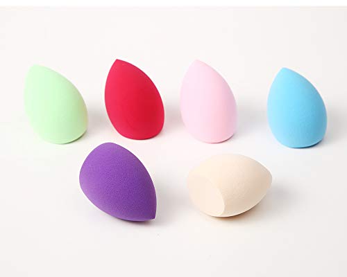 Esponja de Maquillaje profesional Blender Beauty Set de Makeup para Base de Maquillaje para productos Líquidos Polvos Azul