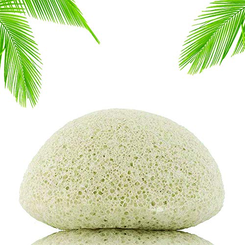 Esponja Konjac Facial 100% Naturales - Exfoliante suave para la piel - Vegano - Saisona : Cosméticos naturales franceses