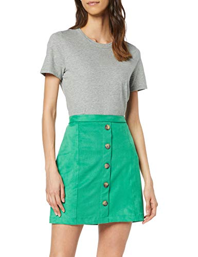 Esprit 039ee1d001 Falda, Verde (Dark Green 300), Small para Mujer