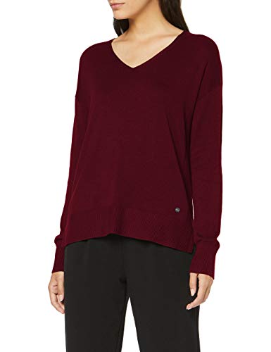 Esprit 089ee1i001 suéter, Rojo (Bordeaux Red 600), X-Small para Mujer