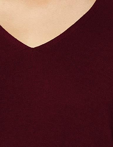 Esprit 089ee1i001 suéter, Rojo (Bordeaux Red 600), X-Small para Mujer