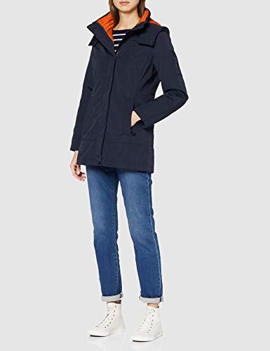 Esprit 097ee1g025 Abrigo, Azul (Navy 400), Small para Mujer