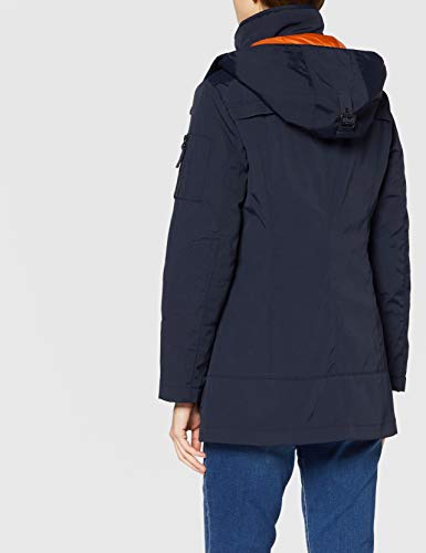 Esprit 097ee1g025 Abrigo, Azul (Navy 400), Small para Mujer