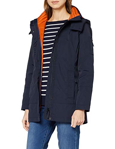 Esprit 097ee1g025 Abrigo, Azul (Navy 400), Small para Mujer