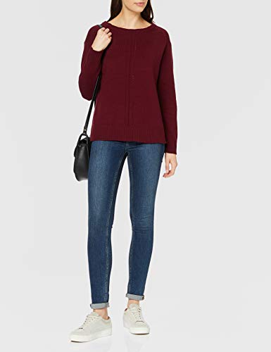 Esprit 099EE1I011 Suéter, Rojo (Garnet Red 620), L para Mujer