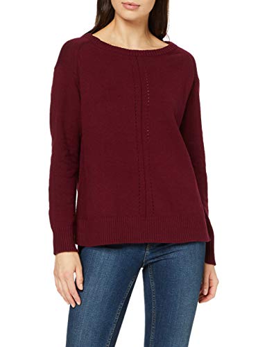 Esprit 099EE1I011 Suéter, Rojo (Garnet Red 620), L para Mujer