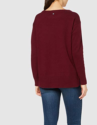 Esprit 099EE1I011 Suéter, Rojo (Garnet Red 620), L para Mujer
