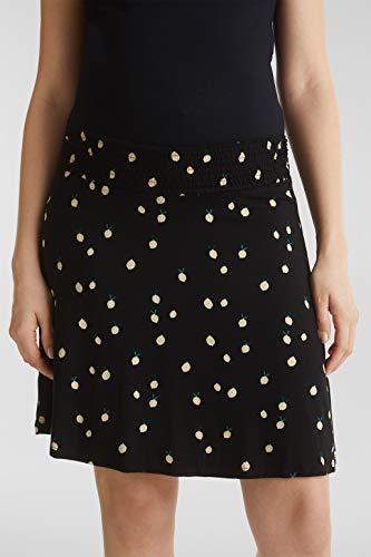 Esprit Maternity Skirt Jersey Utb AOP Falda, Negro (Black 001), XXL para Mujer