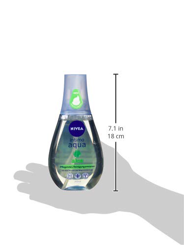 Espuma limpiadora Nivea Intimo Aqua Aloe en paquete de 3 unidades (3 x 250 ml), espuma para el cuidado íntimo, suave espuma de limpieza con aloe agua y extracto de magnolia.