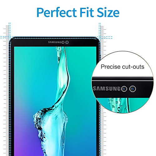 ESR Protector Pantalla para Tablet Samsung Tab A 10.1" 2016 Cristal Templado [9H Dureza] [Alta Claridad] para Samsung Galaxy Tab A 10.1" T580N/ T585N