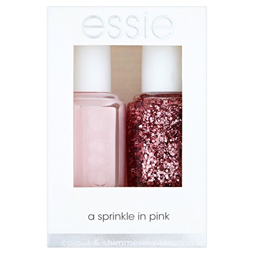 Essie Nail una aspersión en rosa Duo 13,5 ml Kit
