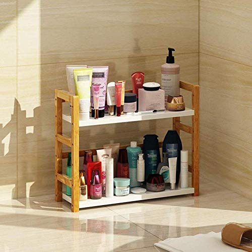 Estante de baño SAP Dresser Nanzhu cosmética Caja de Almacenamiento de la Piel de Madera del lápiz Labial Dresser Sólido Cuidado de Escritorio del Estante del Estante de Belleza Acabado Moda