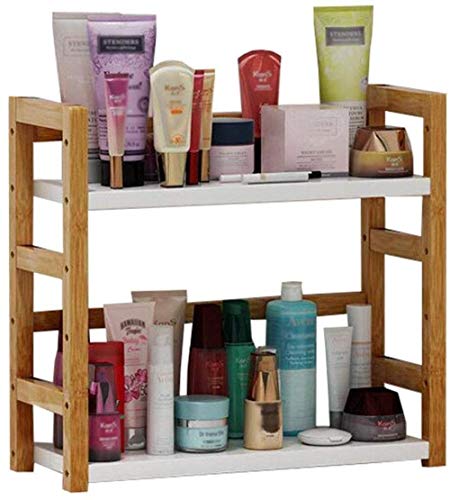 Estante de baño SAP Dresser Nanzhu cosmética Caja de Almacenamiento de la Piel de Madera del lápiz Labial Dresser Sólido Cuidado de Escritorio del Estante del Estante de Belleza Acabado Moda