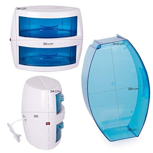 Esterilizador UV Profesional Germicida Bactericida para Peluquería Manicura Dos Bandejas Peluquería Salón Belleza