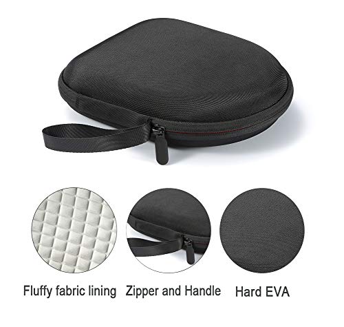 Estuche rígido para Sony Wh-CH510 / Sony WH-CH500, Sony MDR-ZX330BT Auriculares inalámbricos Bluetooth, Bolsa Protectora de Viaje para Transporte - Negro (Forro Gris)