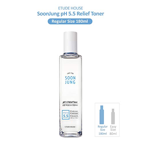 Etude House SoonJung PH 5.5 - Tóner de alivio (180 ml)