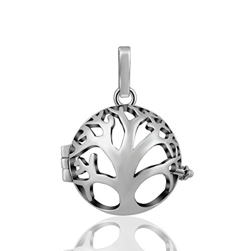 Eudora Harmony Árbol de la Vida carillón Ball Collar Colgante para Las Mujeres Bonito Regalo
