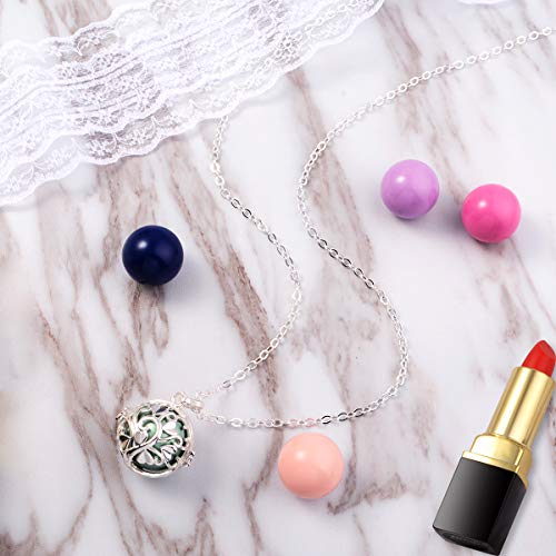 EUDORA Harmony Ball Llamador de Angeles Embarazada, Arbol de la Vida Colgantes Mujer Carillón Música Cadena con Colgante de Bola Relicarios de la Campana de Regalo del día de la Madre
