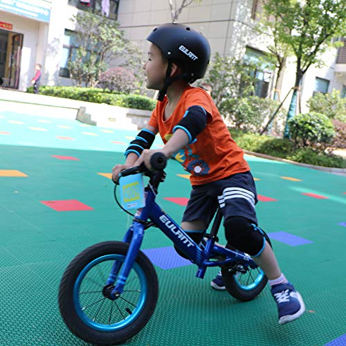 EULANT Casco Bici Niño, Casco Infantil para Monopatín Bicicleta Patinaje Scooter Esquiar, Tamaño de la Cabeza: 48-57cm, Luz Púrpura
