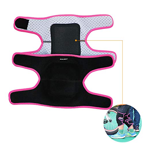 EULANT Set de Protección para Niños, Chicas Rodilleras & Muchachos Coderas, Suave Juego de Protecciones para Patines Esqui Patinaje en Línea Ciclismo Danza Scooter BMX, Rosa M Set