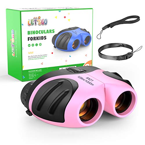 EUTOYZ Juguetes para niñas de 5 a 12 años de Edad, Regalos Navidad Niños prismáticos niños Regalos para niñas de 3 a 12 años Idea de Regalo de cumpleaños. Juguetes de Aprendizaje para niñas Rosa Claro